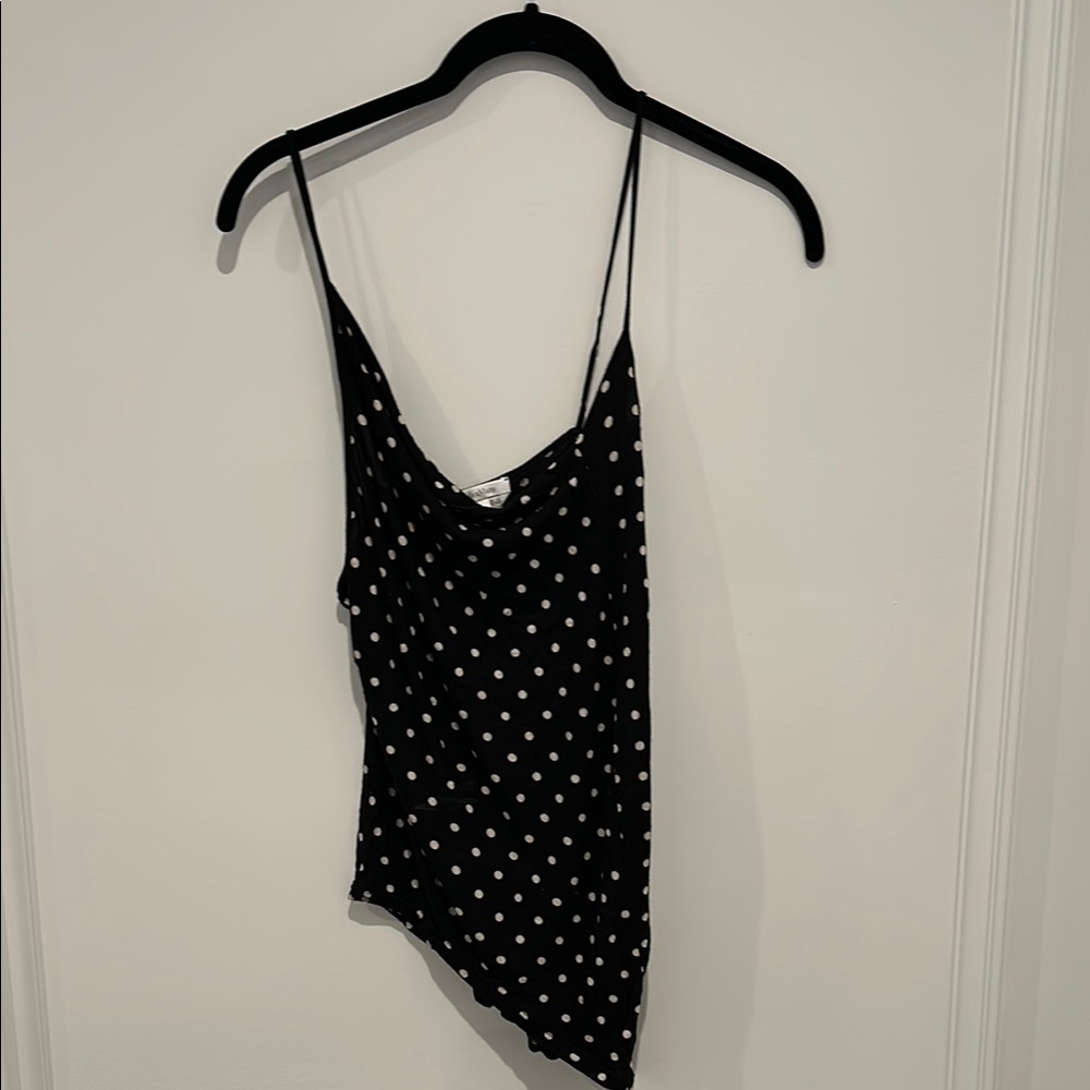 Max Mara Black Polka Dot Women's Top